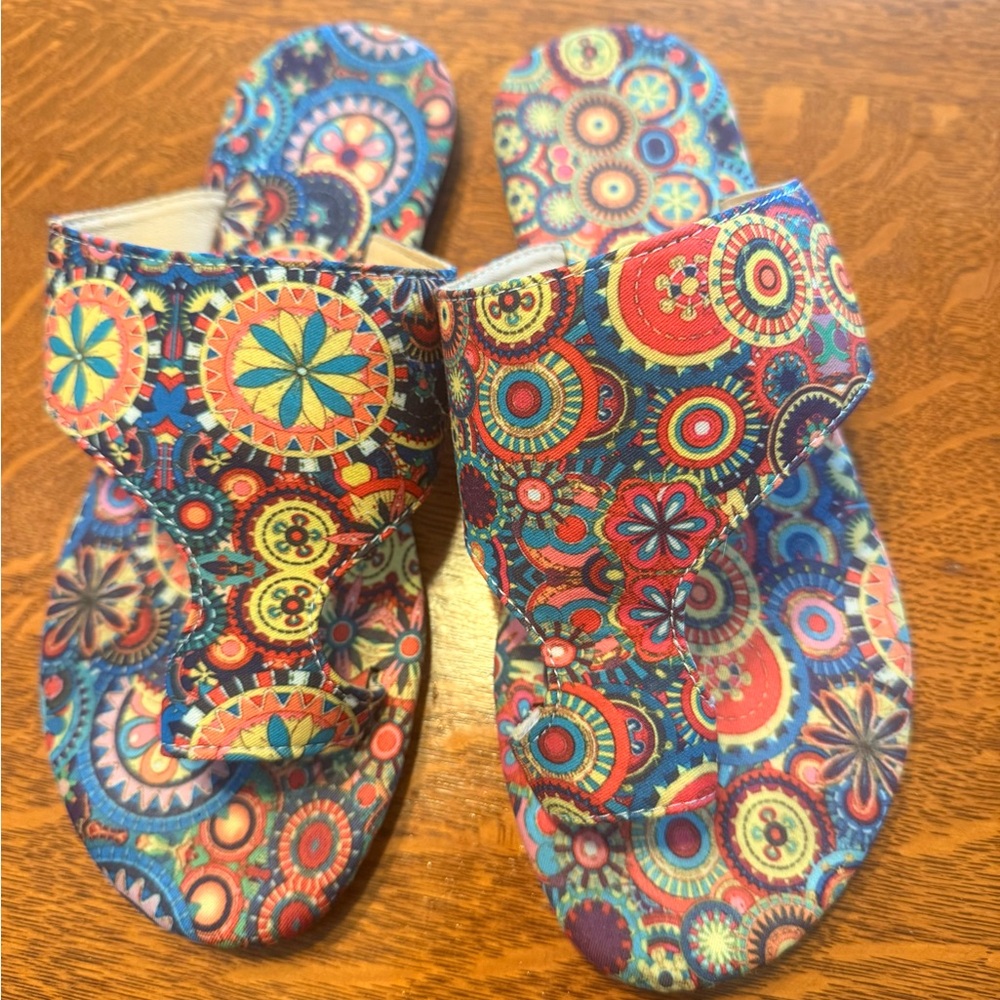 Vibrant Patterned Women's Sandals